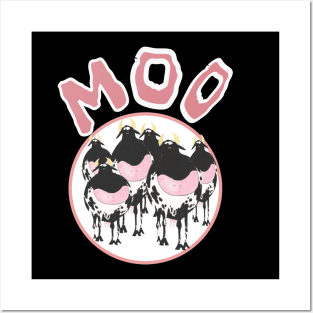 Moo Cows! Posters and Art